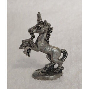 O'Hare Fellowship Foundry Unicorn Pewter Figurine 1989